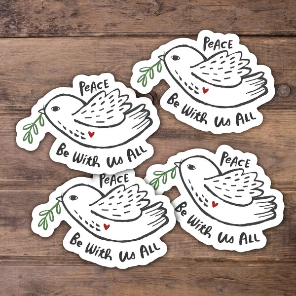 Peace Be With Us All Stickers