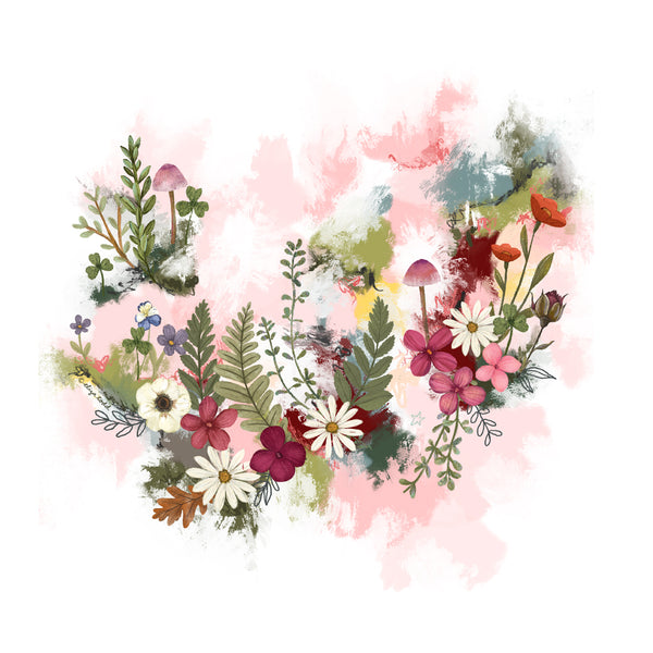 5x5 cottagecore greeting cards by Eliza Todd - APeaceofWerk.com