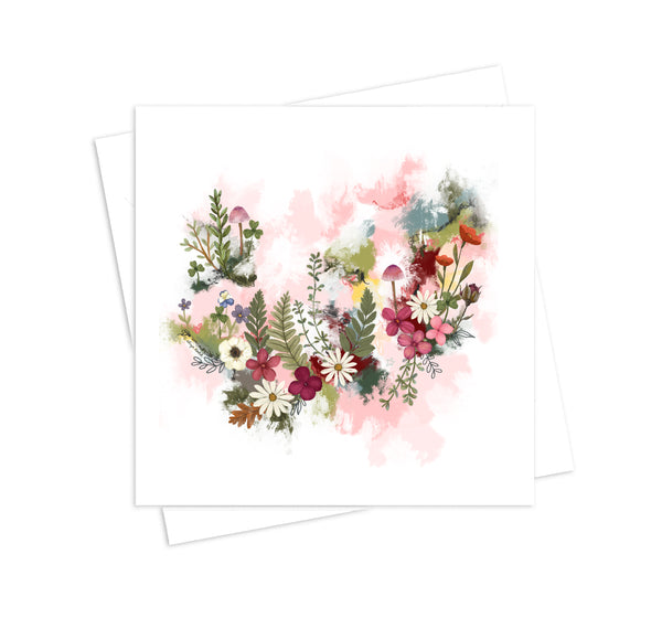 5x5 cottagecore greeting cards by Eliza Todd - APeaceofWerk.com