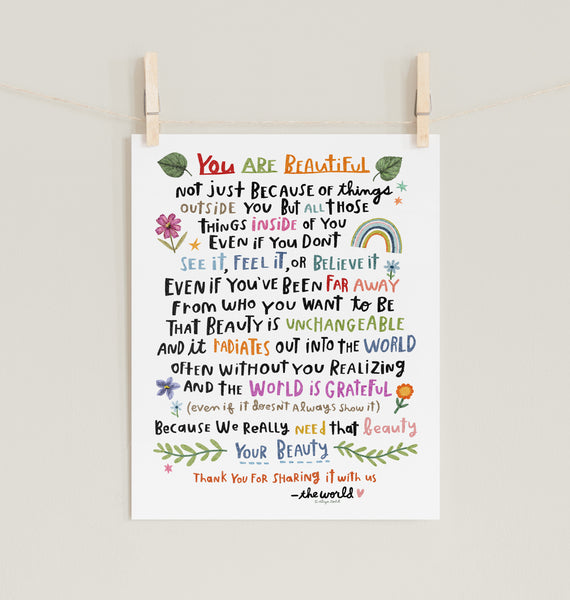 You Are Beautiful - Digital Download