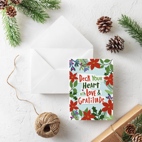 Deck Your Heart - 5x7 Holiday Cards