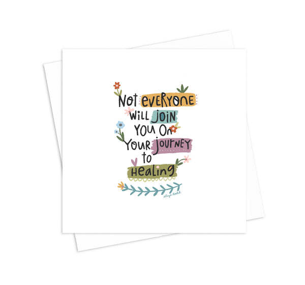 Journey to Healing - Greeting Cards -  5x5 Inch Square