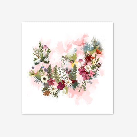 Fine art prints by Eliza Todd featuring cottagecore floral designs - APeaceofWerk.com