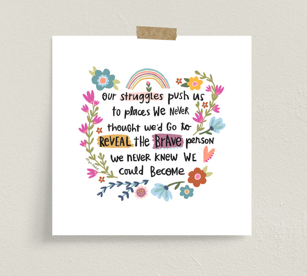 Fine art prints by Eliza Todd featuring rainbows and flowers - APeaceofWerk.com