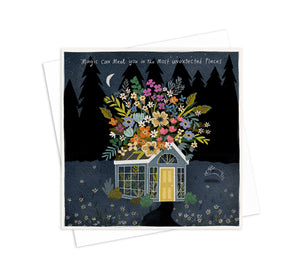 Unexpected Places - 5x5 Inch Square Greeting Card