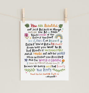 You Are Beautiful - Digital Download