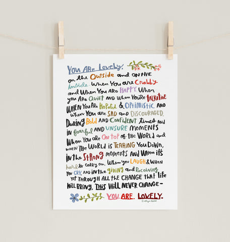 You Are Lovely - Digital Download