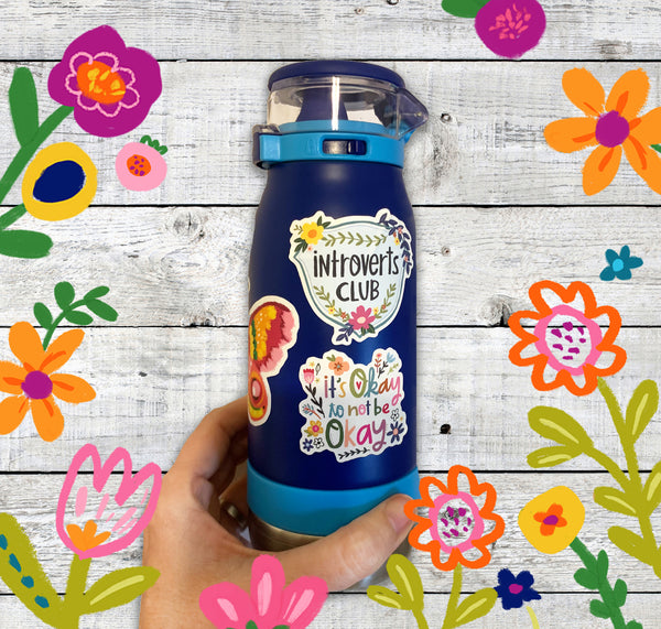 Floral Bouquet - Matte Laminate Decorative Stickers